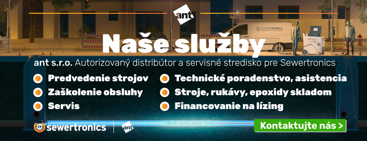 Naše Služby pre bezvýkopovej oprave kanalizácií